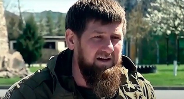 Ramzan Kadyrov. Screenshot from video posted by ChGTRK 'Grozny', https://www.youtube.com/watch?time_continue=8&v=vz5uSD2Z_2Y&feature=emb_logo.