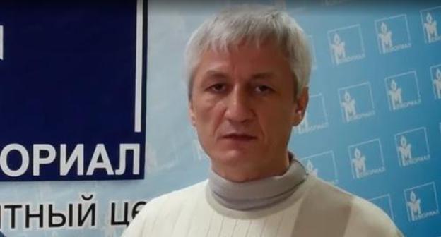 Djambulat Gasanov. Screenshot from video posted by the Caucasian Knot