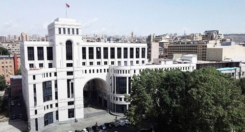 The building of the Armenian Ministry of Foreign Affairs. Photo by the press service of the MFA https://www.mfa.am/ru/photo-gallery/