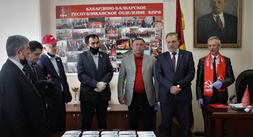 Communists in Kabardino-Balkaria have celebrated Lenin's birthday, despite the quarantine. April 22, 2020. Photo by Lyudmila Maratova for the "Caucasian Knot"