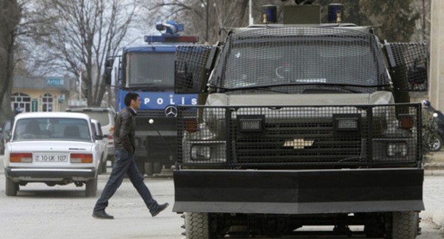 Police vehicles, Azerbaijan. Photo: REUTERS/David Mdzinarishvili