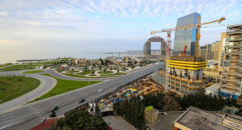 Empty streets of Baku, April 2020. Photo by Aziz Karimov for the Caucasian Knot