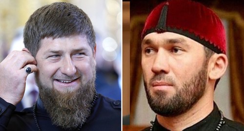 Ramzan Kadyrov and Magomed Daudov. Photo: press service of the President of Russia, Muslim Betsiev, https://ru.wikipedia.org/ Collage made by the Caucasian Knot