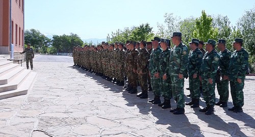 The Azerbaijani army. Photo by the press service of the Ministry of Defence of Azerbaijan https://mod.gov.az/az/news/naxcivan-qarnizonu-qosunlarinda-telim-metodiki-toplanti-kecirilib-video-30953.html