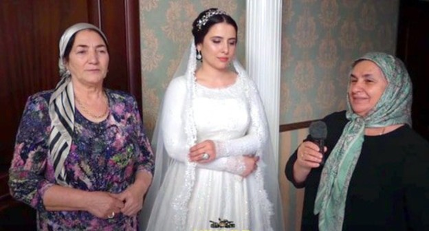 Wedding in Chechnya. Screenshot from video posted at 'Chechen Weddings' YouTube Channel: https://www.youtube.com/watch?time_continue=203&v=gt-OQMRN2Mo&feature=emb_logo