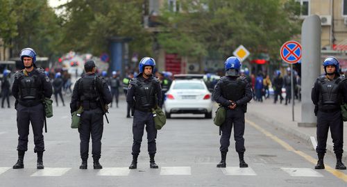 Policemen. Photo by Aziz Karimov for the Caucasian Knot