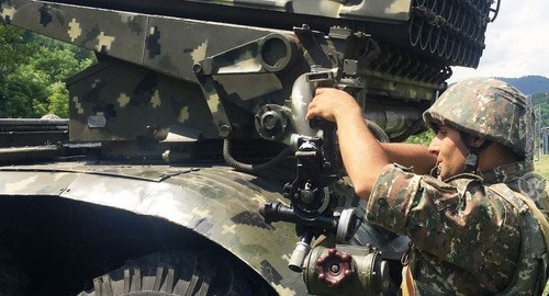 Artillery units of the Armenian Ministry of Defence. Photo by the press service of the Armenian Ministry of Defence http://mil.am/hy/news/8050