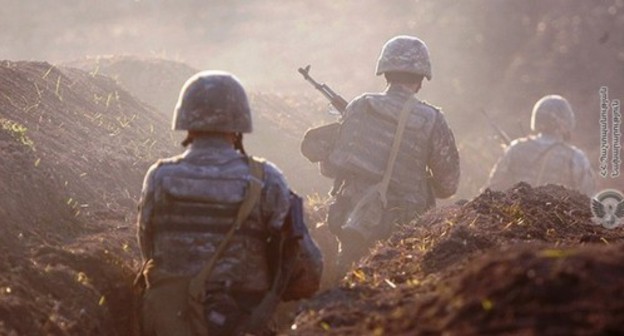 Soldiers of the Armenian Army. Photo: press service of the Ministry of Defence of Armenia, http://mil.am/hy/news/8092