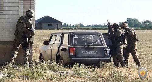 A special operation. Photo by the press service of the Russian National Antiterrorist Committee (NAC) http://nac.gov.ru