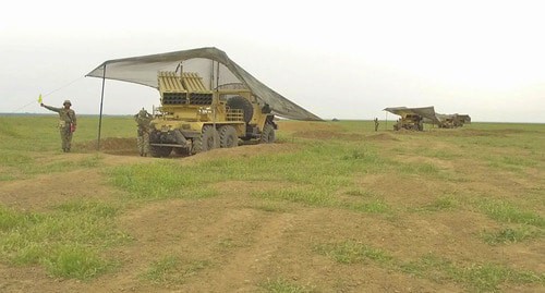 Military vehicles of Azerbaijan. Photo from the official website of the country's Ministry of Defence https://mod.gov.az/