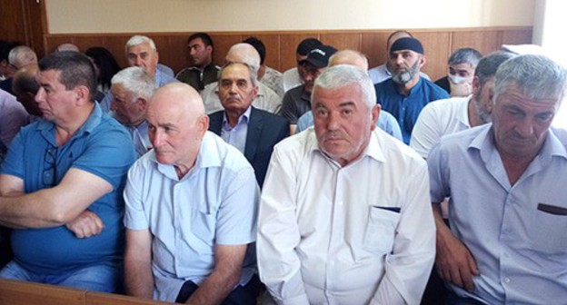 In the court room during court hearing. Photo by Lyudmila Maratova for the Caucasian Knot