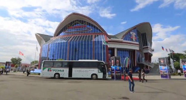 'Coliseum' Sports Hall, where boxing fights will take place. Screenshot from video posted by the press service of the 'Coliseum' Sports Hall: https://www.youtube.com/watch?v=bPAlQRdvGM8