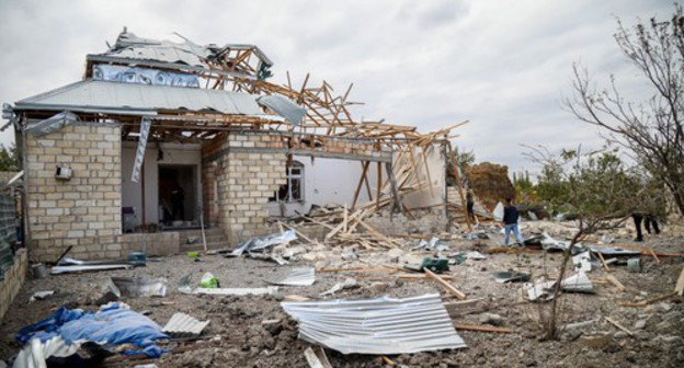 Destroyed house in the Terter District. Photo by Aziz Karimov for the Caucasian Knot