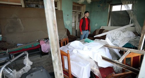 Consequences of shelling in the village of Shikharkh, Azerbaijan. Photo by Aziz Karimov for the "Caucasian Knot"