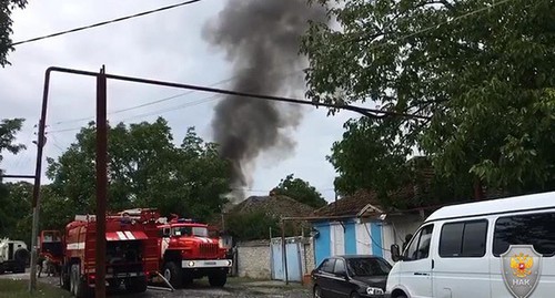 A special operation conducted in the village of Troitskoye, Sunzha District. August 23, 2020. Photo by the press service of the Russian National Antiterrorist Committee (NAC) http://nac.gov.ru/kontrterroristicheskie-operacii/v-ingushetii-v-hode-kto-neytralizovany-troe.html