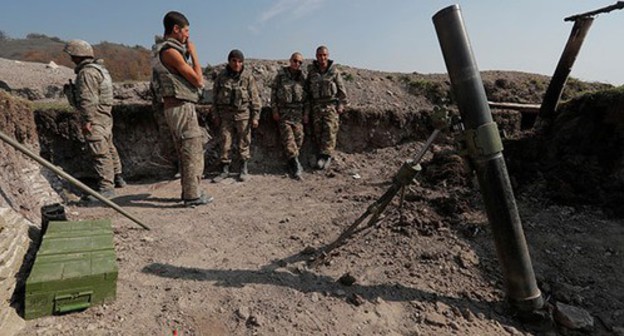 On the line of contact with Nagorno-Karabakh. Nagorno-Karabakh, October 20, 2020. Photo: REUTERS/Stringer