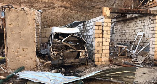 Consequences of shelling Stepanakert. Photo by Alvard Grigoryan for the "Caucasian Knot"