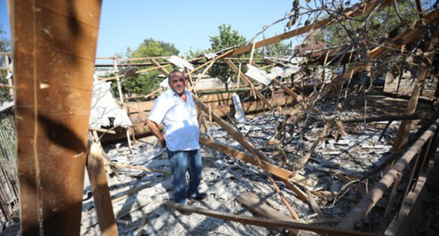 A home destroyed by shelling in the town of Ağdam, October 19, 2020. Photo by Aziz Karimov for the "Caucasian Knot"