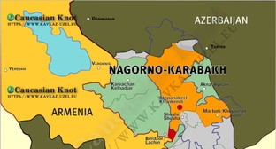 Map of Nagorno-Karabakh