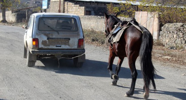 Residents of the areas handed over to Azerbaijan leave their homes. November 16, 2020. Photo by Armine Martirosyan for the "Caucasian Knot"