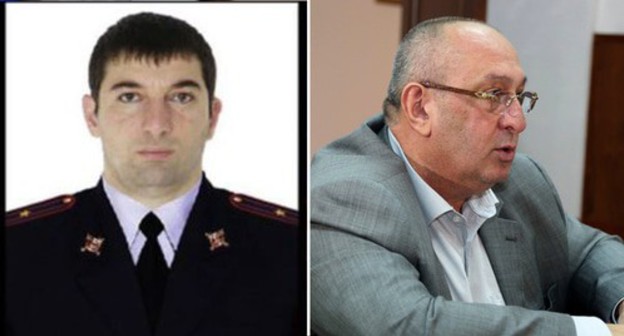 Ibragim Eldjarkiev, Yakub Belkhoroev. Photo: Ministry of Interior for Ingushetia,  https://nevnov.ru/739433-kollegi-glavy-centra-e-ingushetii-zapisali-na-video-svoi-soboleznovaniya,  press service of the head of Ingushetia