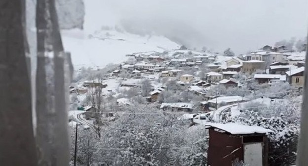 Berdzor. Screenshot from the video posted by the Caucasian Knot at: https://www.youtube.com/watch?v=WbFAlhtlSMo&feature=emb_logo