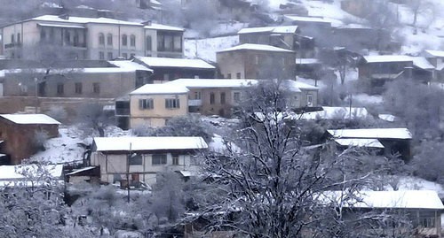 The village of Khin Shen, December 6, 2020. Photo courtesy of David Simonyan