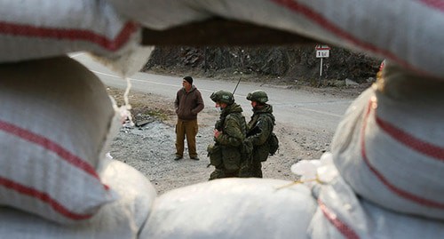 Russian peacemakers. Nagorno-Karabakh, November 15, 2020. Photo: REUTERS/Stringer