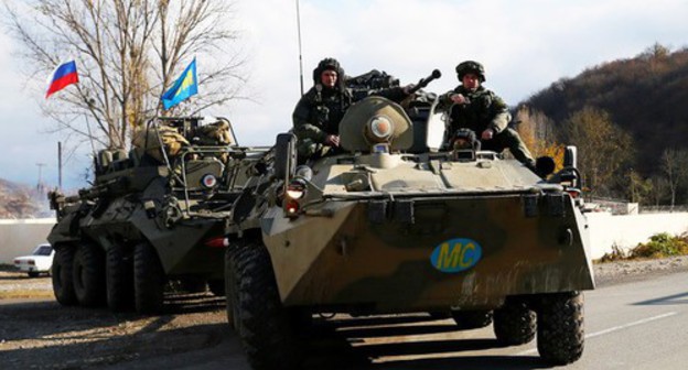 Russian peacemakers in Nagorno-Karabakh. November 14, 2020. Photo: REUTERS/Stringer 