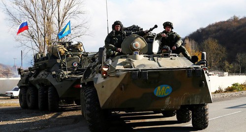 Russian peacemakers in Nagorno-Karabakh. November 14, 2020. Photo: REUTERS/Stringer 