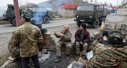 Armenian soldiers. Nagorno-Karabakh, November 2020. Photo: REUTERS/Stringer