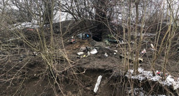 Hiding place of Aslan Byutukaev near Katyr-Yurt. Photo: NAC website, http://nac.gov.ru/kontrterroristicheskie-operacii/v-chechne-neytralizovan-bandglavar-byutukaev.html#&gid=1&pid=4