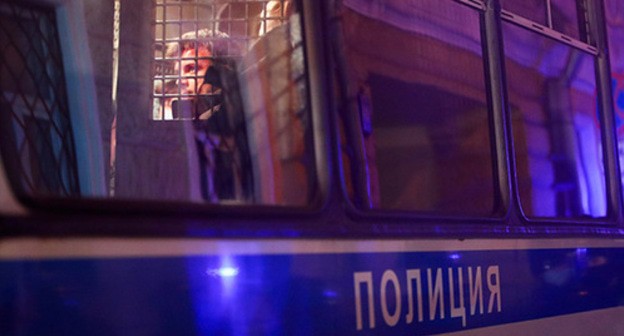 Police car, February 2, 2021. Photo: REUTERS/Maxim Shemetov