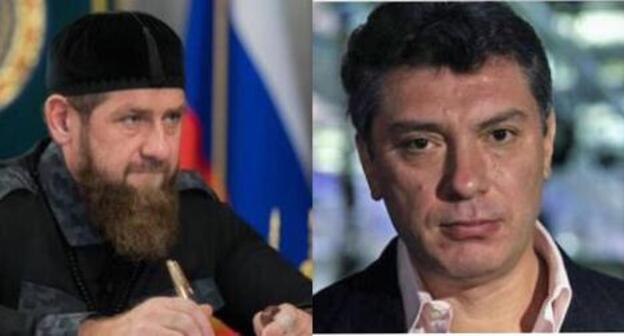 Ramzan Kadyrov (left) and Boris Nemtsov. Collage made by the Caucasian Knot. Photo: press service of the Chechen Administration; REUTERS/Grigory Dukor.