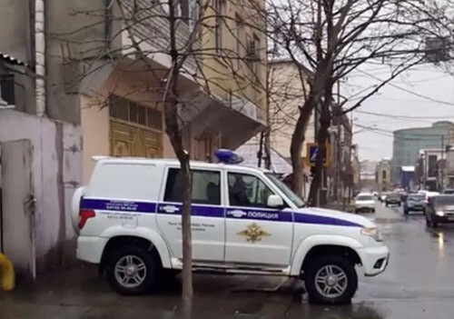 A special operation in Makhachkala. Screenshot of the video https://www.youtube.com/watch?v=9pa5CQf58wg&amp;feature=emb_logo