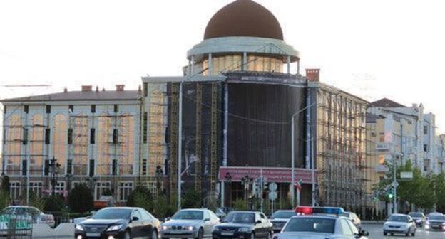 A Kadyrov street. Photo by the press service of the Department of Judicial Administration of the Supreme Court of Chechnya. Grozny. Photo by Magomed Magomedov for the "Caucasian Knot"