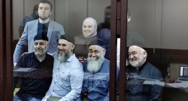 Defendants in the Ingush case. Photo by the Caucasian Knot