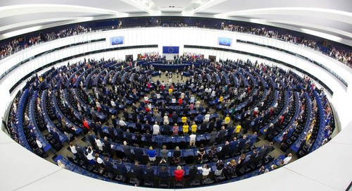 European Parliament plenary session, May 19, 2021. Photo: Fred MARVAUX / Embassy of the Republic of Armenia in the Kingdom of Belgium