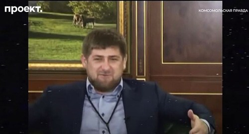 Ramzan Kadyrov. Photo: https://www.youtube.com/watch?v=4pyuoOweVB0