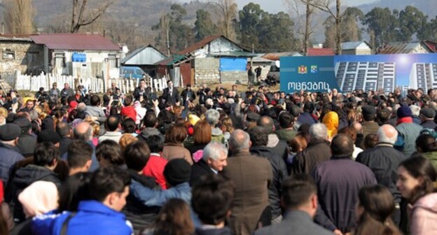 Internally displaced persons in Batumi, March 2021. Photo: press service of the Georgian government