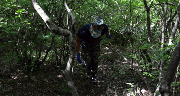 Search activities in the areas of combat actions in Nagorno-Karabakh. Photo: press service of the Emergency Service of Nagorno-Karabakh