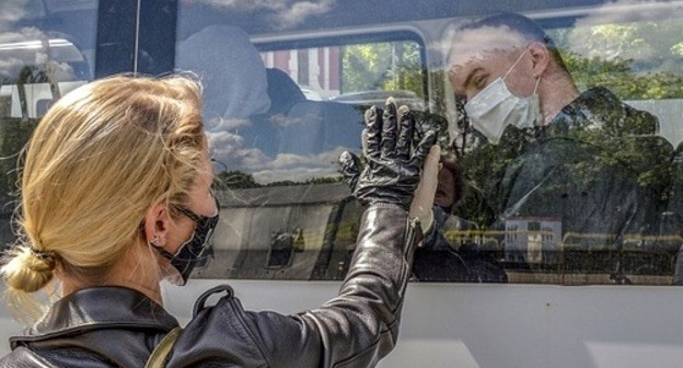 A conscript going to the Army. Photo: Morozov Konstantin / Ministry of Defence of Russia