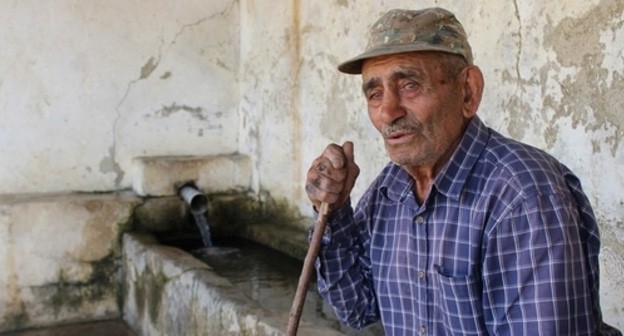 Esav Sargsyan, a resident of the Martuninsky District of Nagorno-Karabakh, July 17, 2021. Photo by Alvard Grigoryan for the Caucasian Knot