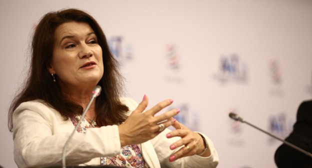 Ann Linde. Photo by the World Trade Organization (WTO) https://commons.wikimedia.org/wiki/Category:Ann_Linde