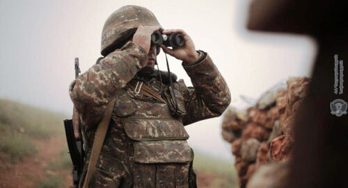 Soldier of the Armenian Army. Photo: press service of the Ministry of Defence of Armenia