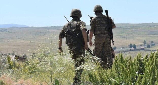 Armenian servicemen, August 2021. Photo: press service of the Ministry of Defence of Armenia