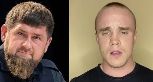 Ramzan Kadyrov and Arthur Kulitsky. Collage made by the Caucasian Knot, http://www.grozny-inform.ru/news/politic/127524/; screenshot: http://www.instagram.com/tv/CTQZ1pzippK/?utm_medium=copy_link