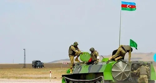 Special-purpose vehicles of the Azerbaijani Army. Photo: press service of the Ministry of Defence of Azerbaijan