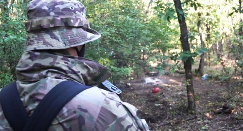 A special operation in the Buinaksk District of Dagestan. September 10, 2021. Photo by the press service of the National Antiterrorist Committee (NAC) http://nac.gov.ru