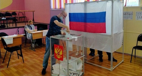 A polling station for the elections on September 19, 2021. Photo by Alyona Sadovskaya for the "Caucasian Knot"